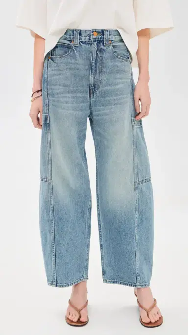 Jamie Haller The Crop Painter Jeans Worn Indigo | Thumbnail 2 Jamie Haller The Crop Painter Jeans Worn Indigo | Thumbnail 2