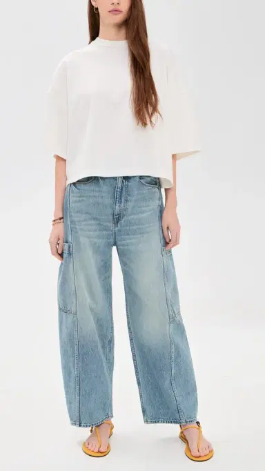 Jamie Haller The Crop Painter Jeans Worn Indigo | Thumbnail 5 Jamie Haller The Crop Painter Jeans Worn Indigo | Thumbnail 5