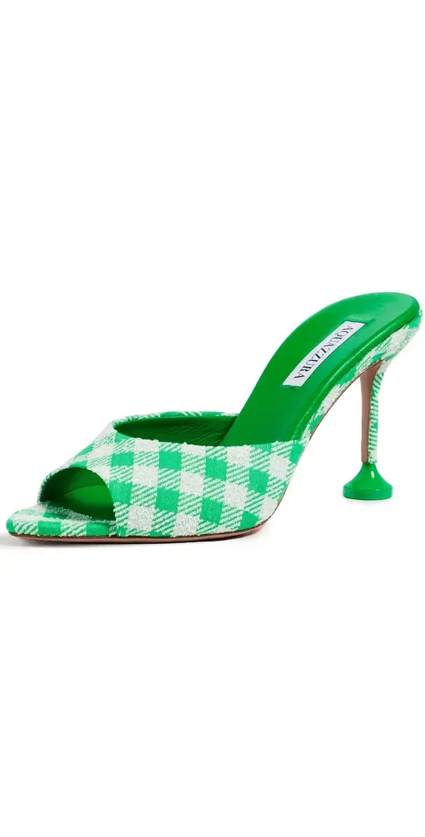 Bisous Mules Palm Green