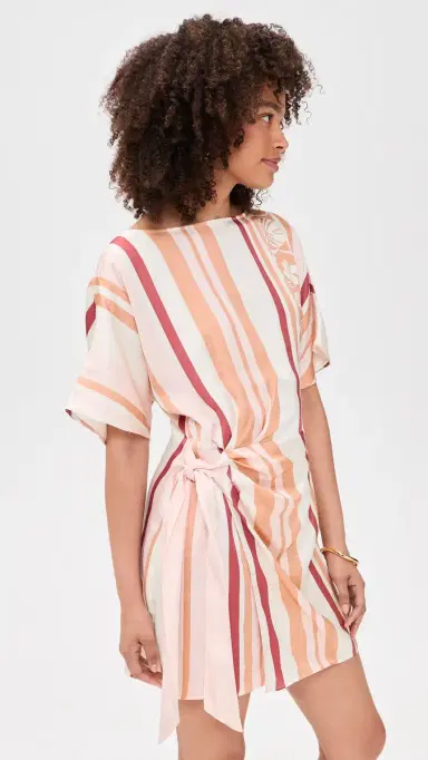 Kivari Lilia Mini Dress Pink Brown 8 | Thumbnail 4