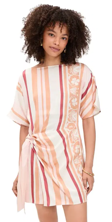 Kivari Lilia Mini Dress Pink Brown 8 | Thumbnail 1