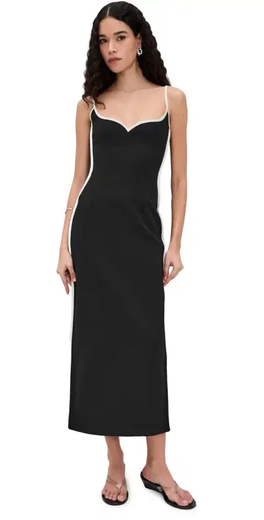 Paris Georgia Heart Dress Black/White | Thumbnail 1 Paris Georgia Heart Dress Black/White | Thumbnail 1