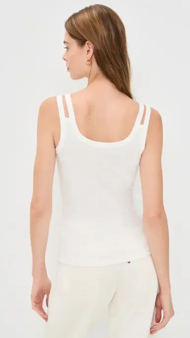 Askk NY Double Tank Top 100 Ivory S | Thumbnail 3 Askk NY Double Tank Top 100 Ivory S | Thumbnail 3
