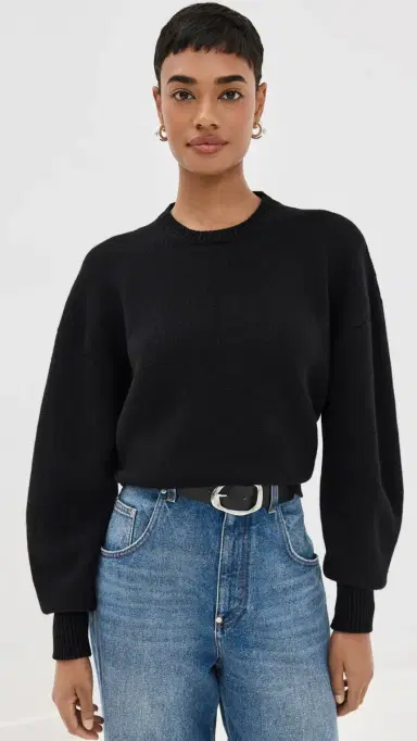 Another Tomorrow Cashmere Knit Sweatshirt | Thumbnail 2 Another Tomorrow Cashmere Knit Sweatshirt | Thumbnail 2