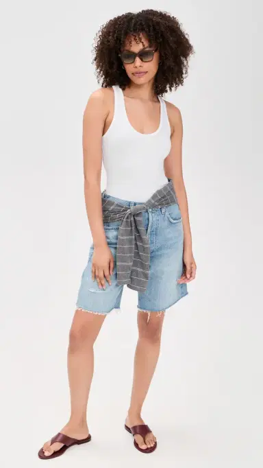Commando Better Than Basic Rib Tank Thong Bodysuit White | Thumbnail 5