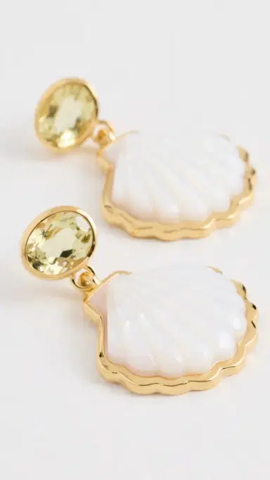 Lizzie Fortunato Luna Shell Earrings | Thumbnail 4 Lizzie Fortunato Luna Shell Earrings | Thumbnail 4