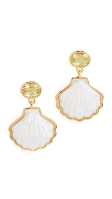 Lizzie Fortunato Luna Shell Earrings | Thumbnail 5 Lizzie Fortunato Luna Shell Earrings | Thumbnail 5