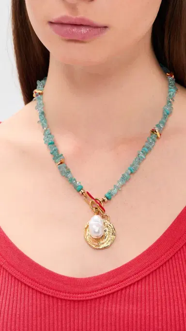 Lizzie Fortunato Crystal Cala Necklace Multi One Size | Thumbnail 3