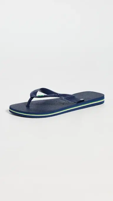 Havaianas Brazil Flip Flops Navy Blue | Thumbnail 2 Havaianas Brazil Flip Flops Navy Blue | Thumbnail 2