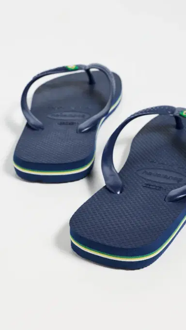 Havaianas Brazil Flip Flops Navy Blue | Thumbnail 4 Havaianas Brazil Flip Flops Navy Blue | Thumbnail 4