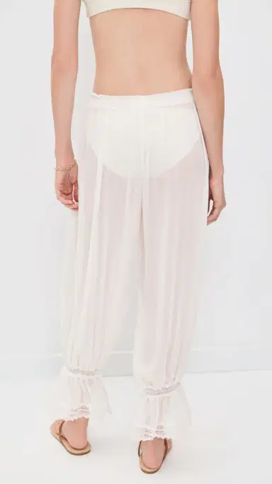 CAROLINE CONSTAS Luella Lace Trimmed Pants | Thumbnail 3 CAROLINE CONSTAS Luella Lace Trimmed Pants | Thumbnail 3