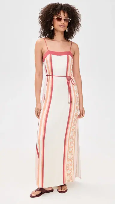 Kivari Lilia Maxi Dress Pink Brown 8 | Thumbnail 5
