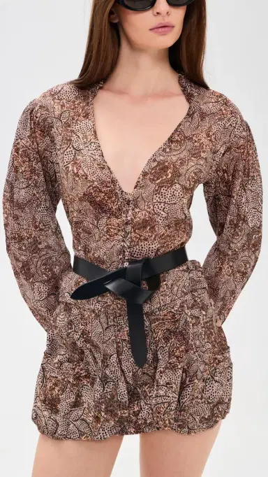 Isabel Marant ecce Belt Khaki/Black | Thumbnail 3