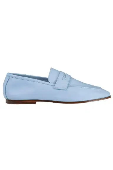 SOPHIQUE Essenziale Leather Loafer - Azure | Thumbnail 1 SOPHIQUE Essenziale Leather Loafer - Azure | Thumbnail 1