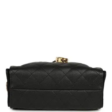 Chanel Chanel Mini 25 Hobo Bag Black Caviar Antique Gold Hardware | Thumbnail 6 Chanel Chanel Mini 25 Hobo Bag Black Caviar Antique Gold Hardware | Thumbnail 6