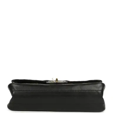 Chanel Chanel Small "Crush" Reissue 225 2.55 Crush Double Flap Bag Black Lambskin Gold Hardware | Thumbnail 6 Chanel Chanel Small "Crush" Reissue 225 2.55 Crush Double Flap Bag Black Lambskin Gold Hardware | Thumbnail 6