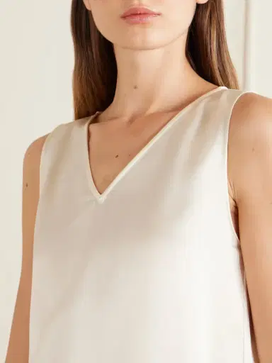 LESET Barb Satin Tank Top | Thumbnail 4