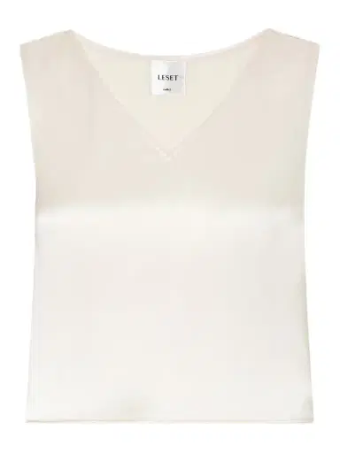 LESET Barb Satin Tank Top | Thumbnail 1