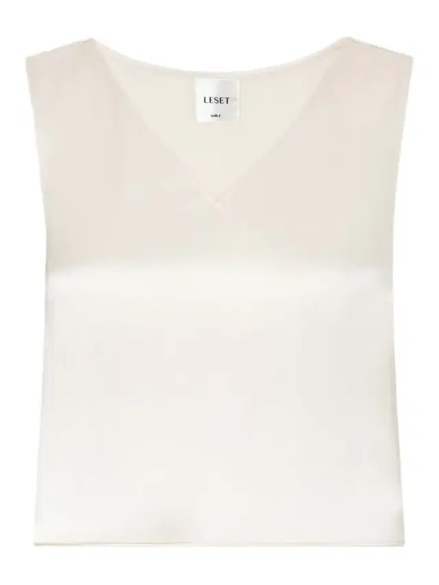 LESET Barb Satin Tank Top