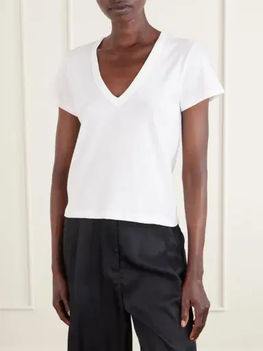 LESET Laura Cotton-jersey T-shirt | Thumbnail 3 LESET Laura Cotton-jersey T-shirt | Thumbnail 3