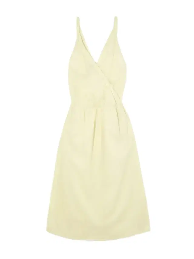 Crossed Wrap-effect Striped Organic Cotton Midi Dress