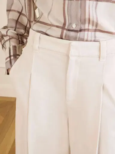 Brunello Cucinelli Cotton-blend Wide-leg Pants | Thumbnail 5 Brunello Cucinelli Cotton-blend Wide-leg Pants | Thumbnail 5