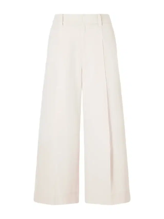 Brunello Cucinelli Cotton-blend Wide-leg Pants
