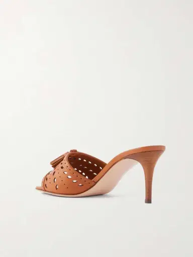 Gianvito Rossi 70 Laser-cut Leather Mules | Thumbnail 3 Gianvito Rossi 70 Laser-cut Leather Mules | Thumbnail 3