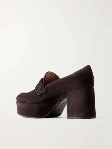 Gianvito Rossi Jenna 35 Suede Platform Pumps | Thumbnail 3 Gianvito Rossi Jenna 35 Suede Platform Pumps | Thumbnail 3