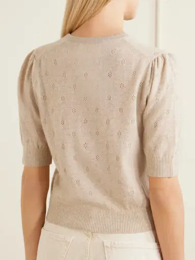 Citizens of Humanity Raina Pointelle-knit Wool And Cashmere-blend Cardigan | Thumbnail 4