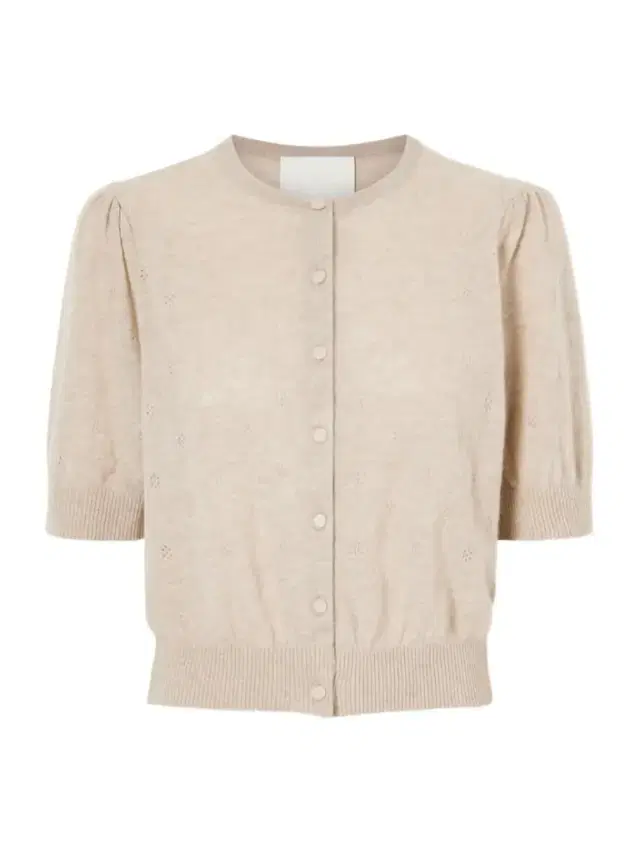 Raina Pointelle-knit Wool And Cashmere-blend Cardigan