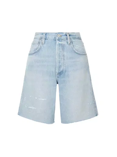 Citizens of Humanity Ayla Frayed Denim Shorts | Thumbnail 1 Citizens of Humanity Ayla Frayed Denim Shorts | Thumbnail 1