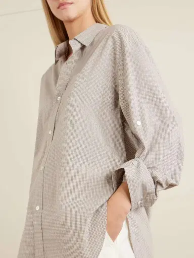 Citizens of Humanity Kayla Checked Cotton-poplin Shirt | Thumbnail 5 Citizens of Humanity Kayla Checked Cotton-poplin Shirt | Thumbnail 5