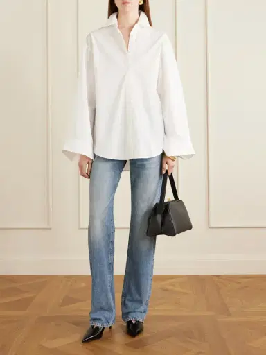 The Frankie Shop Tila Cotton-poplin Shirt | Thumbnail 2