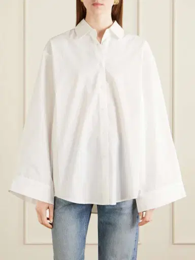 The Frankie Shop Tila Cotton-poplin Shirt | Thumbnail 3