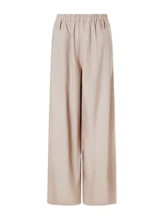 Oakdale Virgin Wool Wide-leg Pants