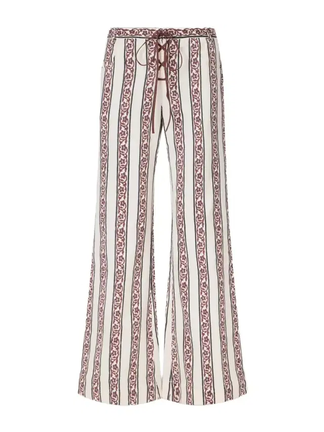Cooper Climbing Printed Cotton Straight-leg Pants