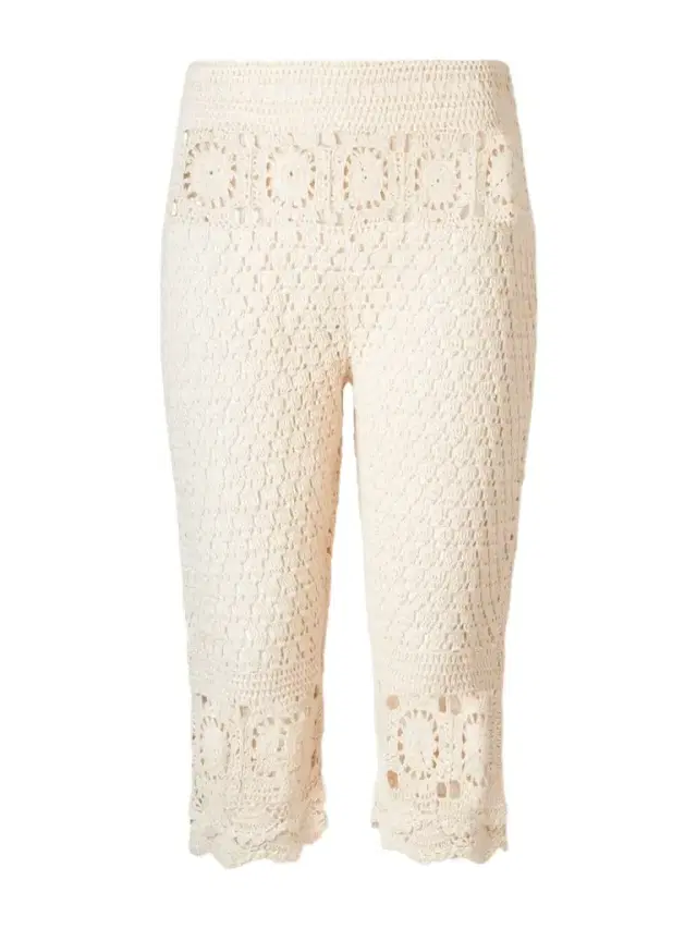 ALIX OF BOHEMIA Aletta Mandala Crochet Cotton Capri Pants