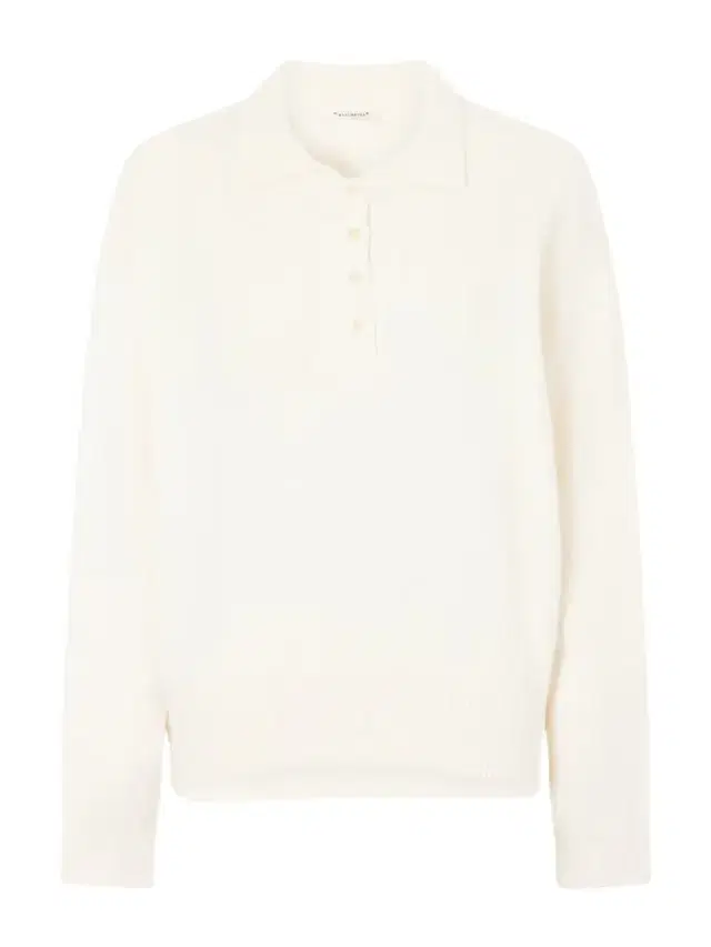 Chessy Cotton And Wool-blend Polo Sweater