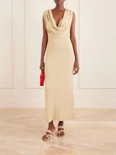 Kallmeyer Ribbed-knit Cotton-blend Midi Dress | Thumbnail 2
