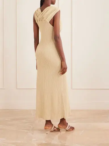 Kallmeyer Ribbed-knit Cotton-blend Midi Dress | Thumbnail 3