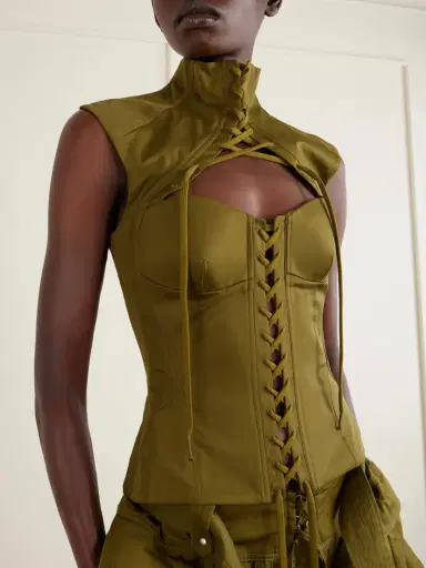 McQueen Cut-out Cotton-twill Top | Thumbnail 5 McQueen Cut-out Cotton-twill Top | Thumbnail 5