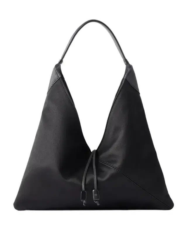 Hunting Season Origami Medium Leather-trimmed Satin Shoulder Bag
