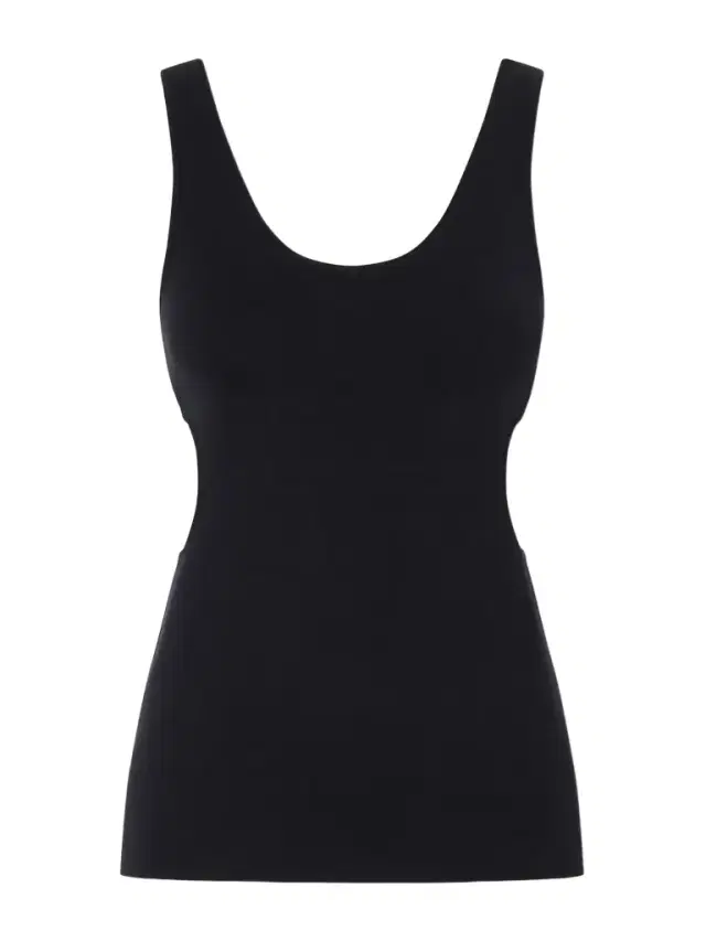 Cutout Ribbed-knit Jersey Tank