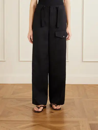 Auralee Herringbone Wool Wide-leg Cargo Pants | Thumbnail 3 Auralee Herringbone Wool Wide-leg Cargo Pants | Thumbnail 3