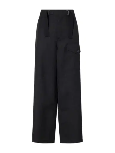 Auralee Herringbone Wool Wide-leg Cargo Pants | Thumbnail 1 Auralee Herringbone Wool Wide-leg Cargo Pants | Thumbnail 1
