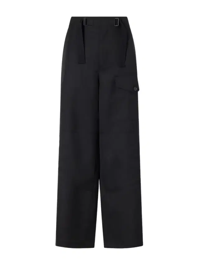 Auralee Herringbone Wool Wide-leg Cargo Pants