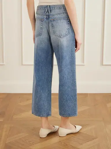 SLVRLAKE Hunter Cropped Mid-rise Straight-leg Jeans | Thumbnail 4