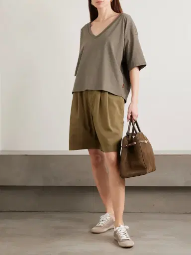 Jamie Haller The V Tee Oversized Cotton-jersey T-shirt | Thumbnail 2