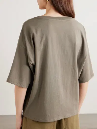 Jamie Haller The V Tee Oversized Cotton-jersey T-shirt | Thumbnail 3